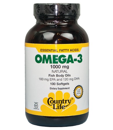 Omega-3 Fish Oil 1000 mg- 100 gelkapsula