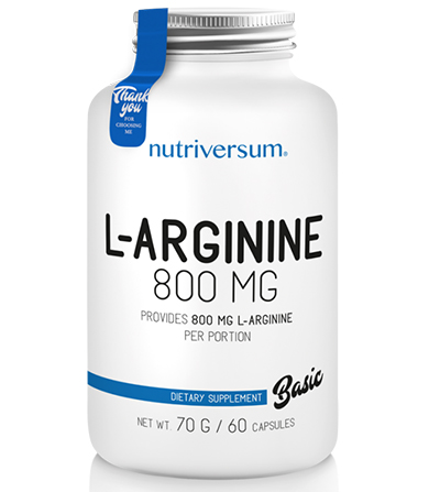 L-Arginine Basic 800 mg- 60 kapsula