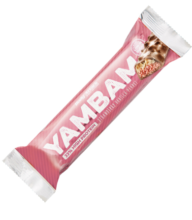 Yambam Protein Bar Strawberry Vanilla Peanut- 80 g