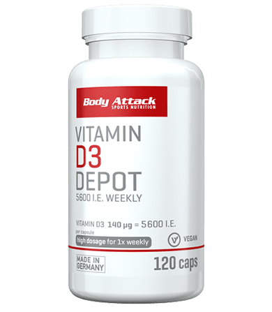 Vitamin D3 Depot Weekly 5600 IU- 120 kapsula