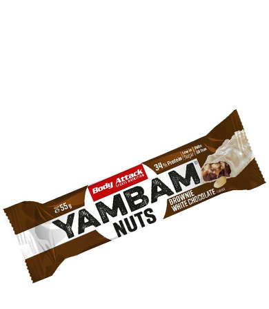 Yambam Nuts Brownie White Chocolate- 55 g