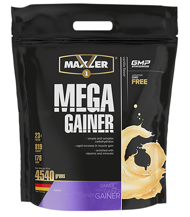 Mega Gainer Vanilla- 4,54 kg, 3 ukusa