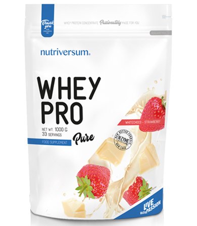 Pure Whey Pro White Chocolate-Strawberry- 1000 g