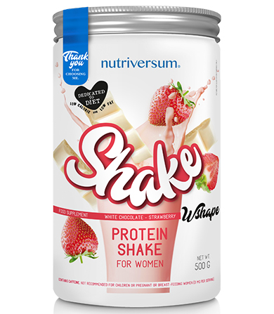 WShape Protein Shake for Women White Chocolate-Strawberry- 500 g