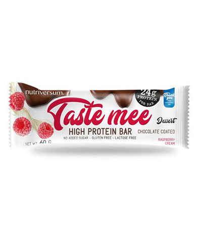 TasteMee Hi Protein Bar Raspberry Cream- 60 g