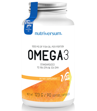 Omega 3 Fish Oil1000 mg- 90 gelkapsula