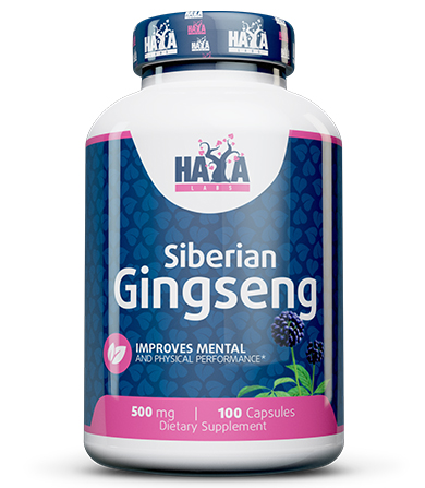 Siberian Ginseng 500 mg- 100 kapsula